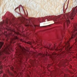 Red Lace Dress